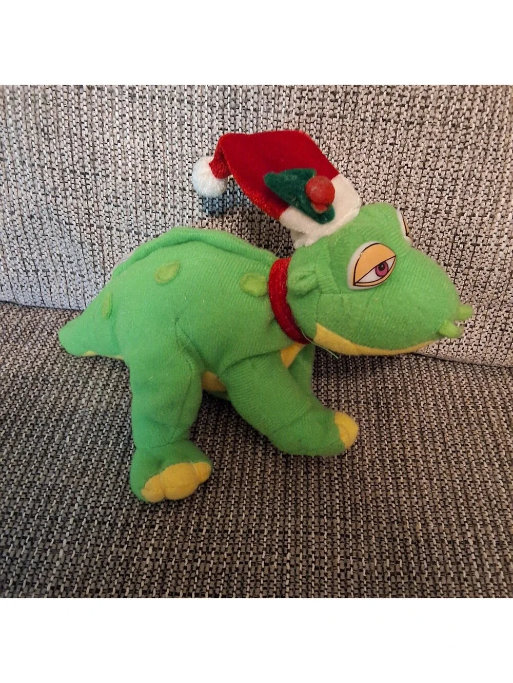 Land Before Time Plush Dinosaur with Christmas Hat